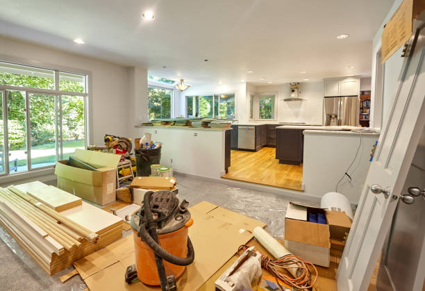 Professional Cabinet Installation technician working in Herndon, VA